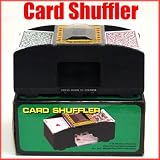 2 Deck Playing Card Shuffler & Free Dealer Button. Shuffles Kem Copag, Bee, and Bicycle Cards.
