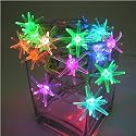 FL-676-RGB | 3.8M COLOUR CHANGING 3D STAR FAIRY LED CHRISTMAS TREE LIGHTS | 20 COLOUR CHANGING LED BULBS | HOME & TREE CHRISTMAS DECORATIONS