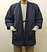 WATANOSATO Men's Vertical Stripe Hanten Kimono Jacket