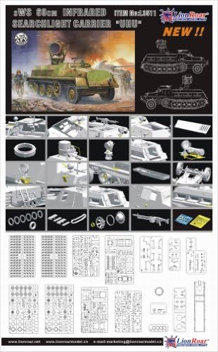 Great Wall Hobby 1/35 sWS 60cm Infrared Searchlight Carrier "UHU"