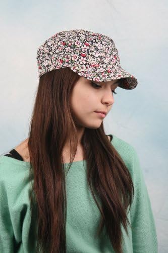 Cool New Floral Military Style Spring/Summer Hat 109HM