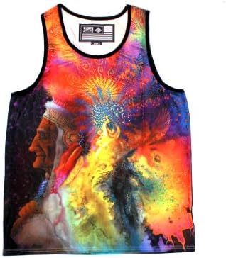 Super Massive Men's Native Photo Sublimated Tank Medium Full Color