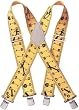 Custom LeatherCraft 110RUL Heavy Duty Tape Rule Elastic Suspenders