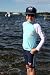 Platypus UV50+ long sleeve sunshirt sky/white