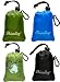 Reusable Shopping Tote / Grocery Bag by ChicoBag - 4 Pack - Assortment (1 Green, 1 Blue, 1 Black, 1 Earth)