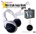 Stylish Headphone Logo Black image 1
