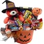 Happy Halloween Jack O Lantern with Teddy Bear Gift Basket