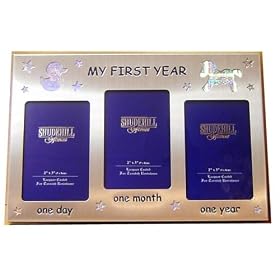 *'My First Year' Photo Frame* Christening Gift
