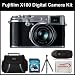 Fujifilm X100 Digital Camera Kit Includes: Fujifilm X-100 Camera, 8 GB Memory Card, Memory Card Reader, Gripster Tripod, SSE Microfiber Cleaning Cloth and Soft Carrying Case