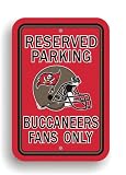 NFL Tampa Bay Buccaneers Plastic Parking Sign