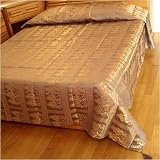 4 Apsaras Bedspread - Grey