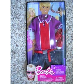 Ken Clothes: Purple and Red Shirt with Jeans by Barbie