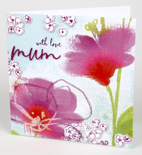 Mum Bright Flower Handcrafted Mother's Day Card