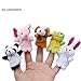 Generic Soft Plush Animal Finger Puppet Set (10 Piece)
