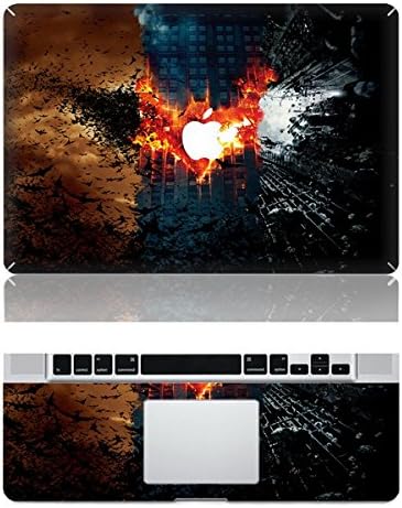 Vati Leaves Removable Batman Protective Full Cover Vinyl Art Skin Decal Sticker Cover for Apple MacBook Pro Retina 15.4" inch (A1398)