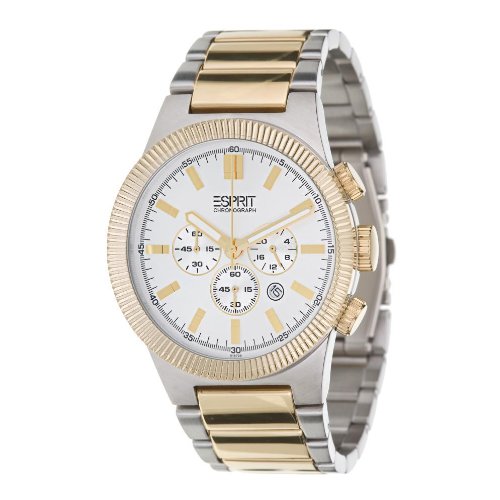 Esprit Herren-Armbanduhr Supersmart Silver-Gold ES101671009