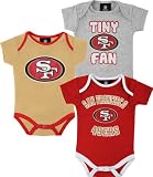 San Francisco 49Ers Infant Tiny Fan 3 Piece Creeper Set