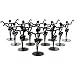 12 Black Metal Earring Dancer Jewelry Showcase Display Stands 3.25"