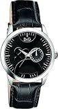Stainless Steel Twin Tip Quartz Black Dial Strap