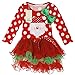 Kiddom Little Girls Christmas Costumes Long Sleeved Outfits Clothing Set