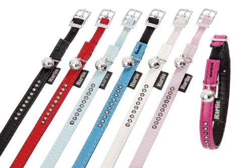 Karlie 67682 Artleather Plus Katzenhalsband mit Strassbesatz Monte Carlo 11 mm x 30 cm in  Preisvergleich