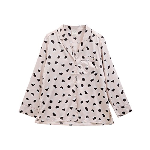 (ジェラートピケ)gelato pique レディース レオパードサテンシャツ ジェラピケ