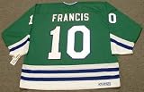 RON FRANCIS Hartford Whalers 1989 CCM Throwback Away NHL Hockey Jersey, 2XL