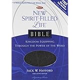 nkjv new spirit filled life bible bonded leather black kingdom equipping through the power of the word