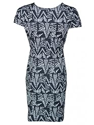 Summer Elastane/Polyester/Scuba/Knit General Print Bodycon Dress/Party Dress/Mini Dress 