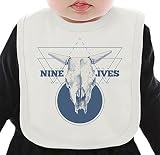 Nine lives ネクタイを有する有機ビブ Medium