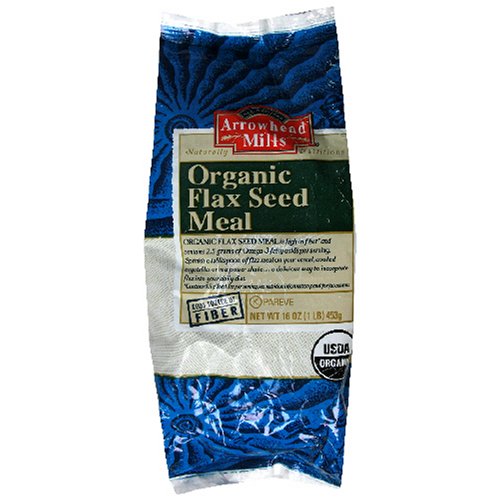 Arrowhead Mills Organic Flax Seed Meal, 16-Ounce Box (Pack of 6) by Organic Flours
