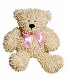 Pam Grace Creations Princess Sarah Bear - White with Pink Bow, 18