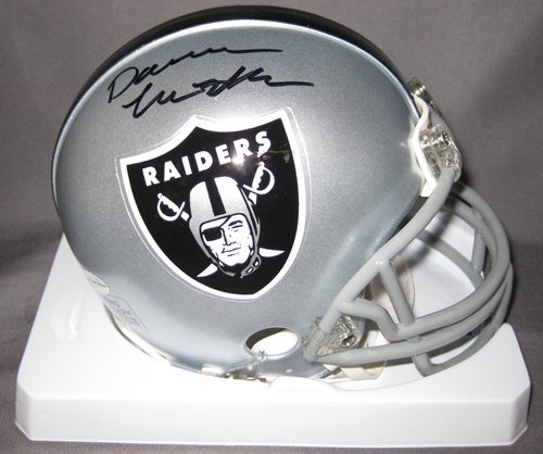 Darren McFadden Oakland Raiders NFL Hand Signed Mini Football Helmet