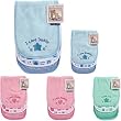 3-Pack "I Love" Baby Burp Cloths