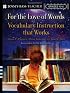 For the Love of Words: Vocabulary Instruction that Works, Grades K-6 (Jossey-Bass Teacher)