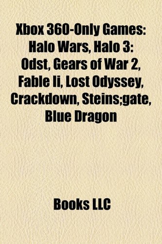 Xbox 360-only games: Halo 3: ODST, Halo Wars, Dead Rising, Alan Wake, Halo: Reach, Limbo, Gears of War 2, Fable II, Zegapain, Crackdown