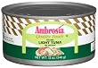 Ambrosia Tuna, Chunk Light, In Water, 12-Ounce Can (Pack Of 6)