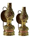 Handmade Decorative Brass/Copper Candleholder Oil-Lamp (7
