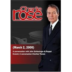 Charlie Rose with John Schlesinger & Rupert Everett; Charlize Theron (March 2, 2000)