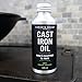 Caron & Doucet - Cast Iron Seasoning & Cleaning Oil | 100% Plant-Based & will NOT to go Rancid! | Best for Seasoning, Restoring, Curing and Care after Cleaning | For Skillets, Pans & Cast Iron. (4 oz)