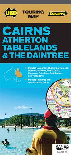 Cairns Atherton Tableland & The Daintree UBD Map 1:25K