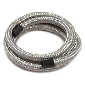 Spectre 39704 Stainless-Steel Flex Heater Hose - 4-Feet Long