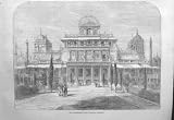 The Kaiserbagh Kings Palace Lucknow India Antique Print