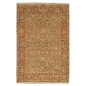 Abington Wool Area Rug - Gold/Green, 9' x 12' - Frontgate