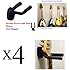 Set of 4 Guitar Hangers Hook Holder Wall Mount Display - Fits all size Guitars, TopStage(TM), w/Mounting Hardware