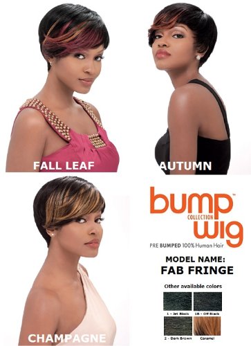 Sensationnel Bump Human Hair Wig - Fab Fringe-Autumn
