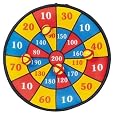 Safety Dart Game Set: Safety Target Dart Board 14" with Velcro