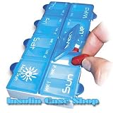 2 Week Pill Organizer or Twice A Day Weekly(Actual Product Color May Vary)