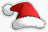 Santa Hat Car Magnet