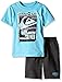 Quiksilver Little Boys' 2 Piece Graphic with French Terry Short